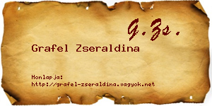 Grafel Zseraldina névjegykártya